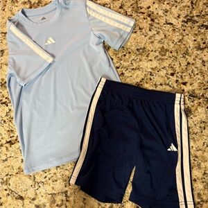 Adidas boys, Sky Blue and Navy Sports Set, size 6